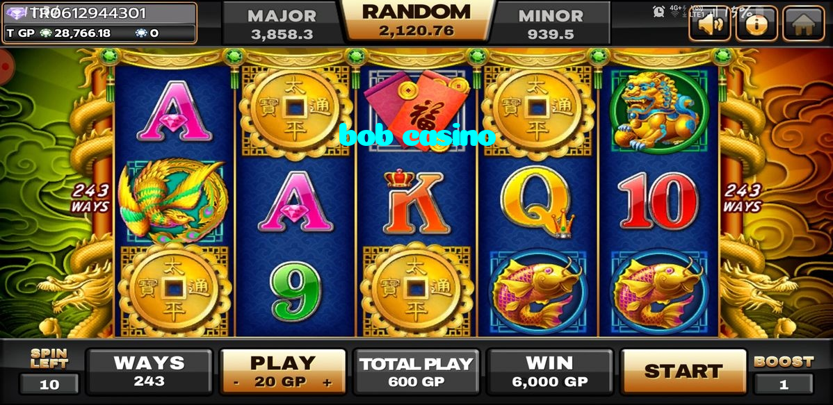 available types of bob casino bet including pre-match live express and system bets
